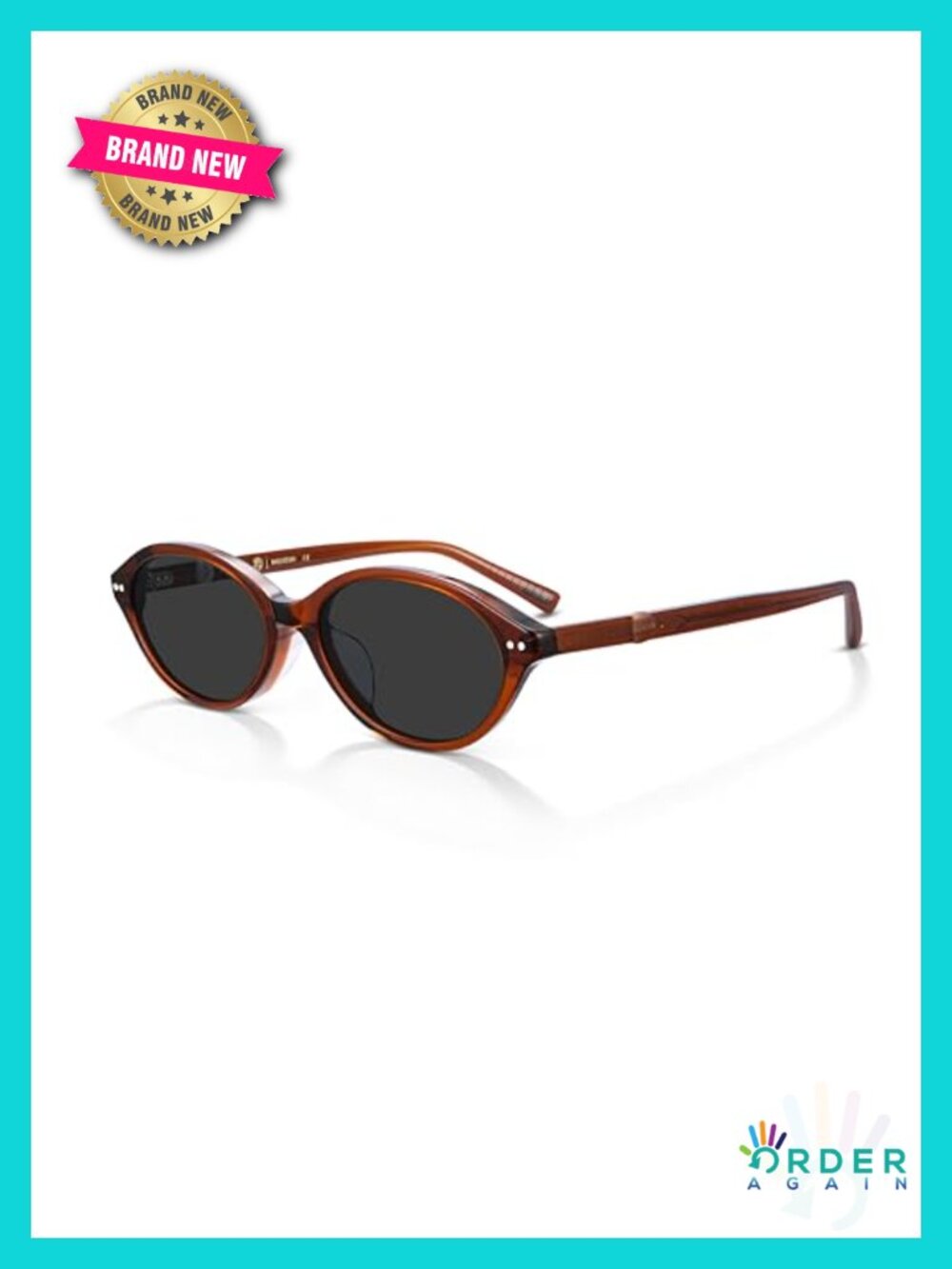 Polarized Narrow Square Sunglasses Acetate UV400 Anti-Oil Coating